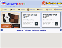 Tablet Screenshot of descubrechile.cl